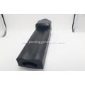 EPDM solid core hollow double-deck rubber end piece